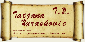Tatjana Murašković vizit kartica